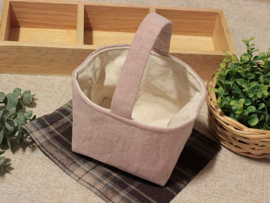 핸드메이드 미니 패브릭 바구니 상품이미지4