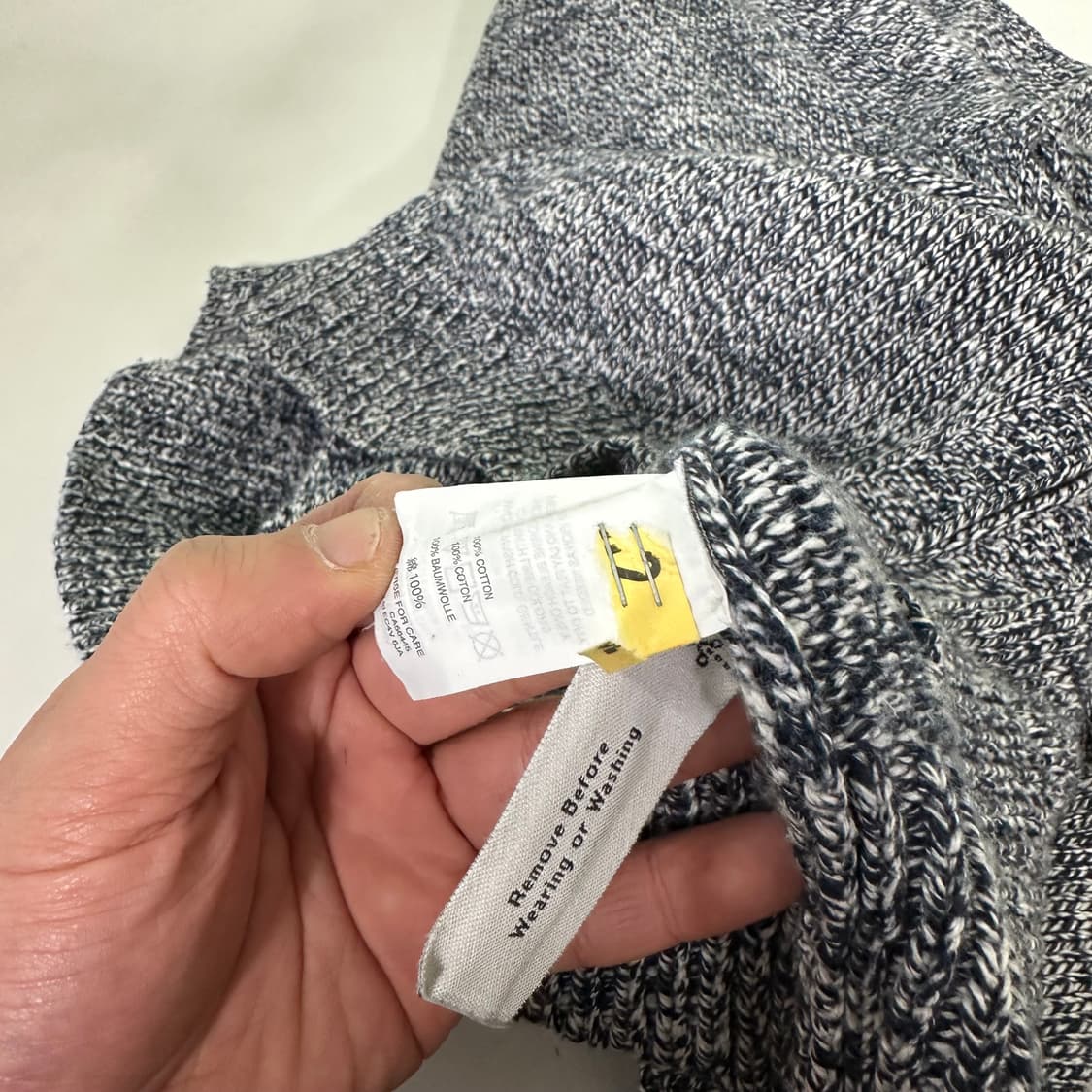 L 제이크루 J.CREW 나염보카시 하찌카라 면니트자켓 상품이미지6