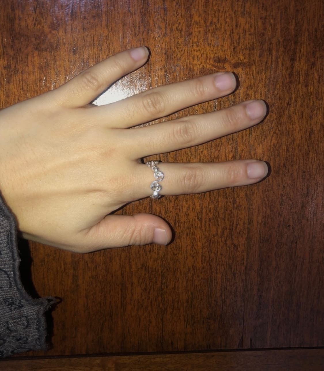 뭉텅 dance 반지 실버링 은반지 포인트링 레이어드링 상품이미지3