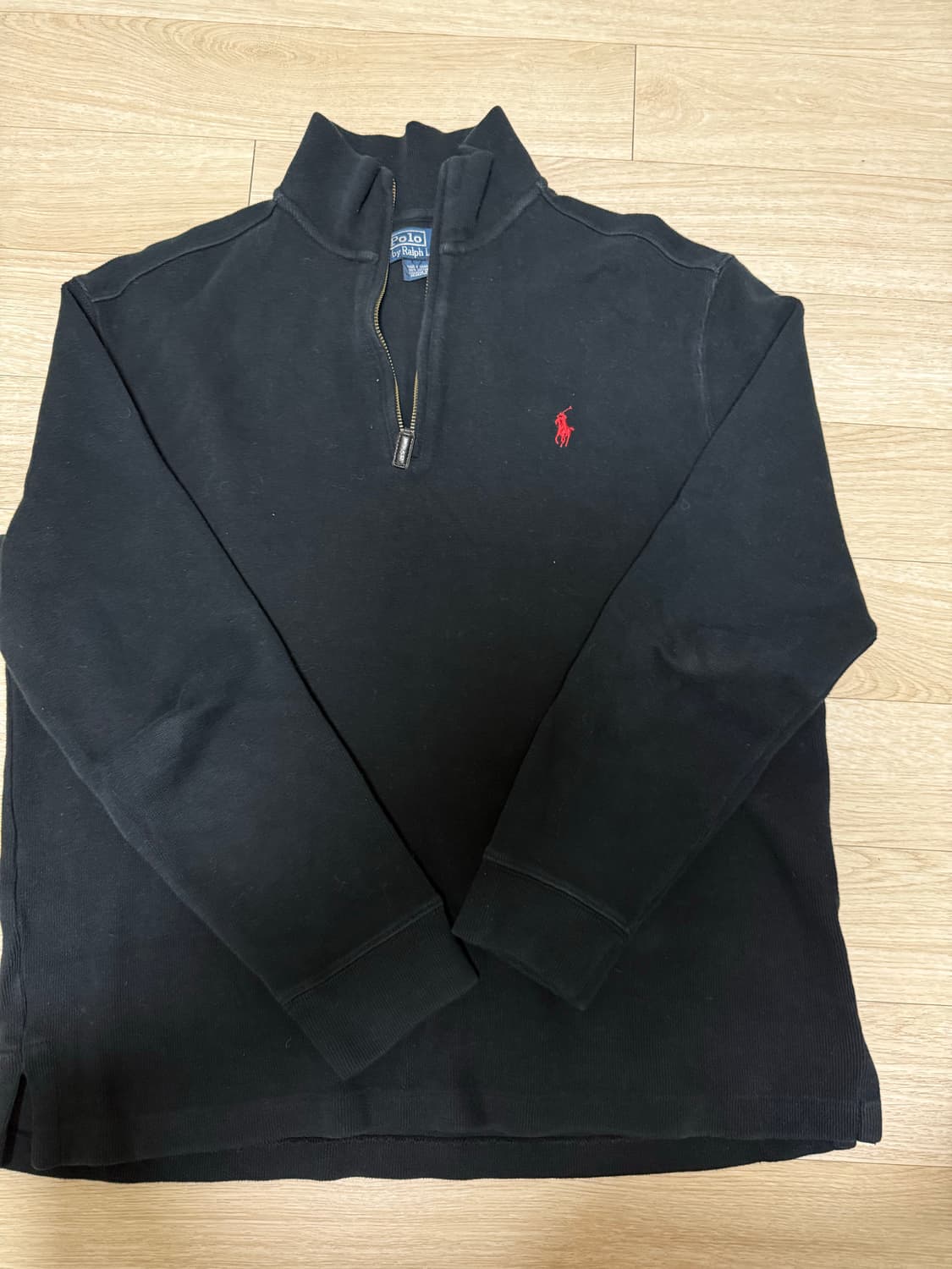 폴로 랄프로렌 블랙 하프집업 반집업 m 100 상품이미지3