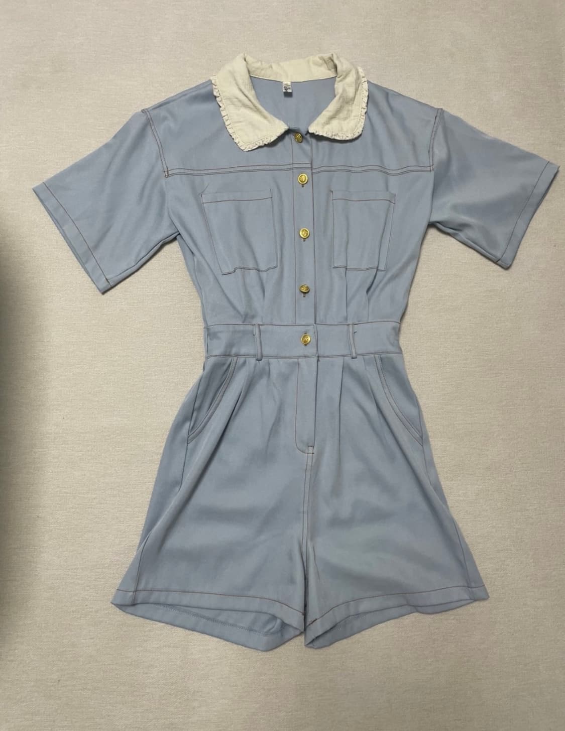 [새제품] 스카이블루 점프수트 free 상품이미지1