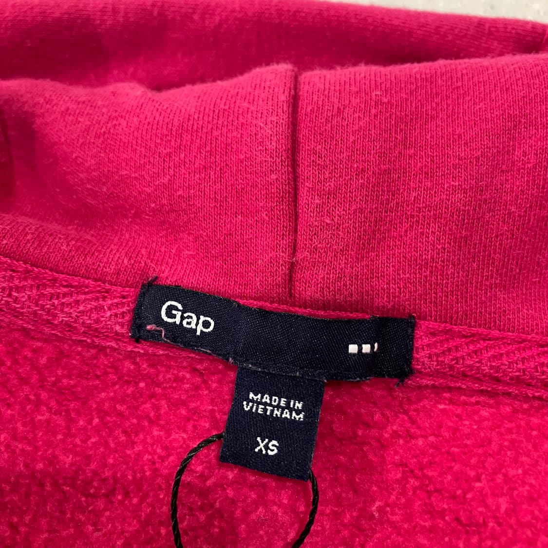327 갭 후드집업 핫핑크 상품이미지2