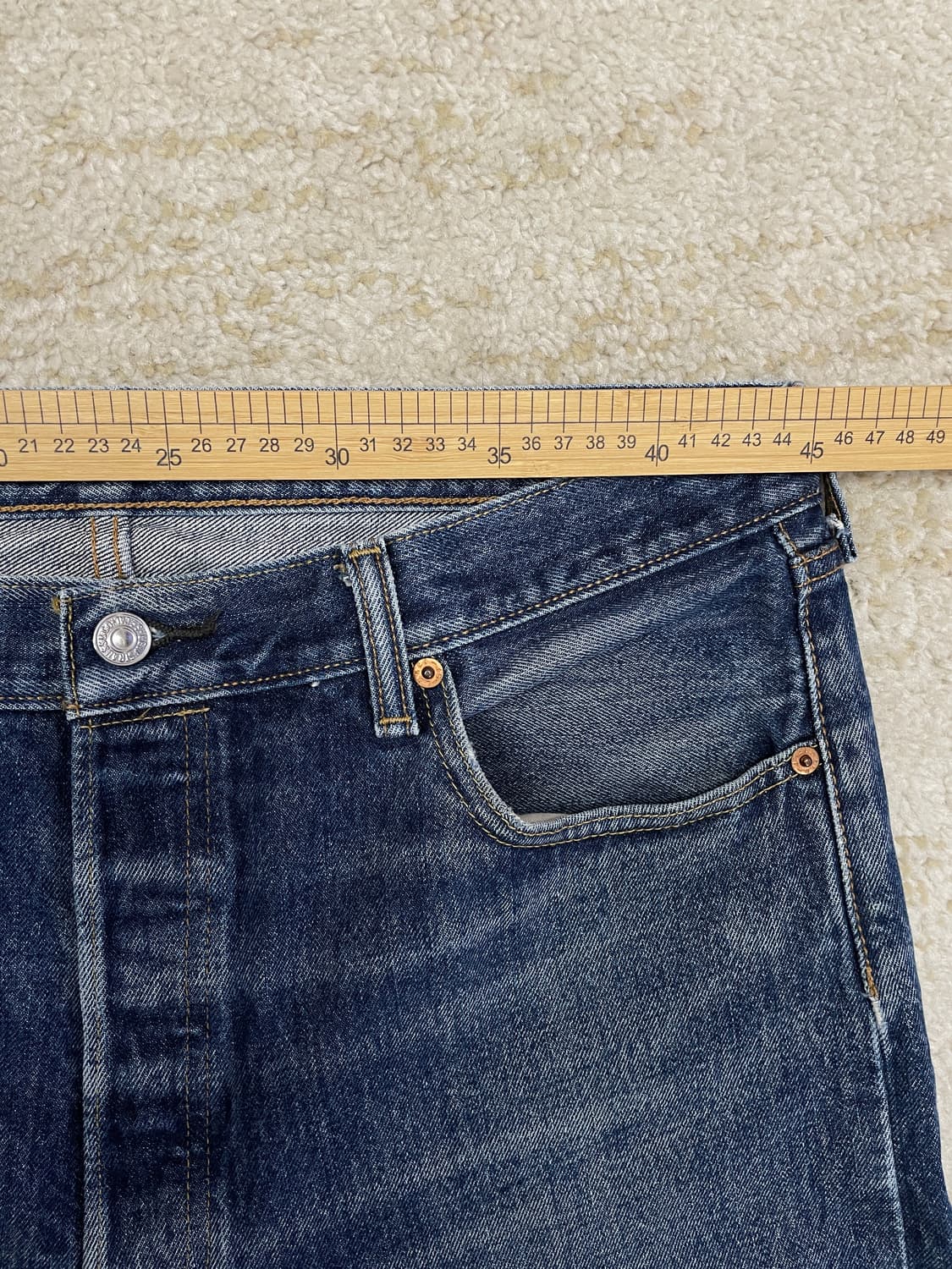 [36x32] 00s Levis 리바이스 501 오리지널 스트레이트 청바 상품이미지4