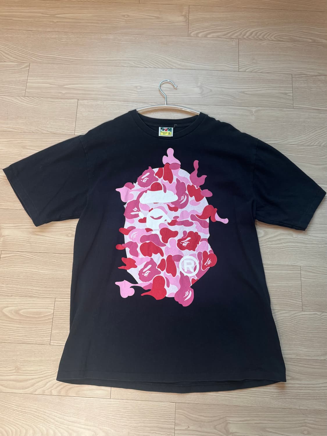 베이프 핑크카모 반팔 XL 상품이미지2