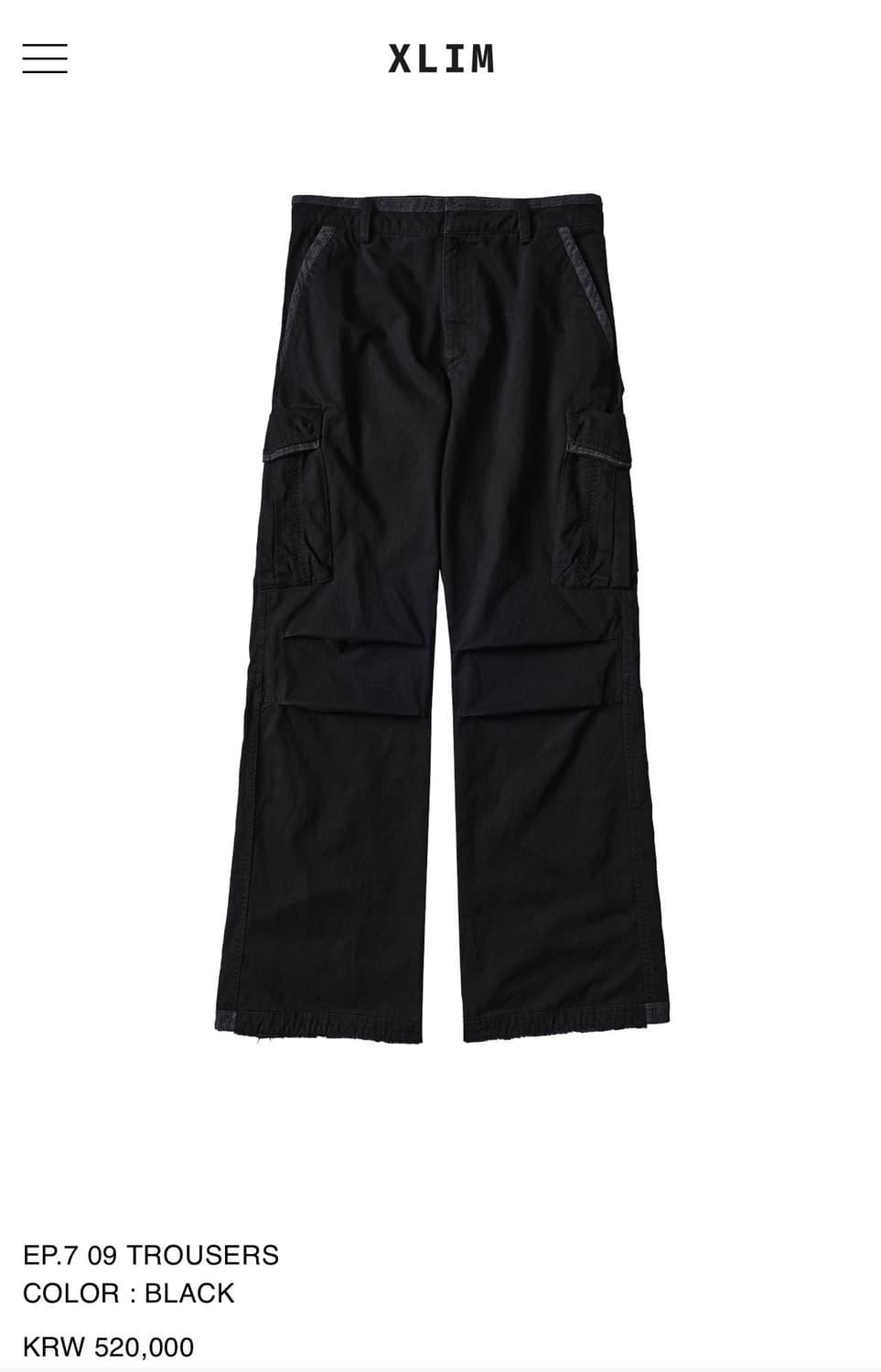 EP.7 09 TROUSERS XL 상품이미지1