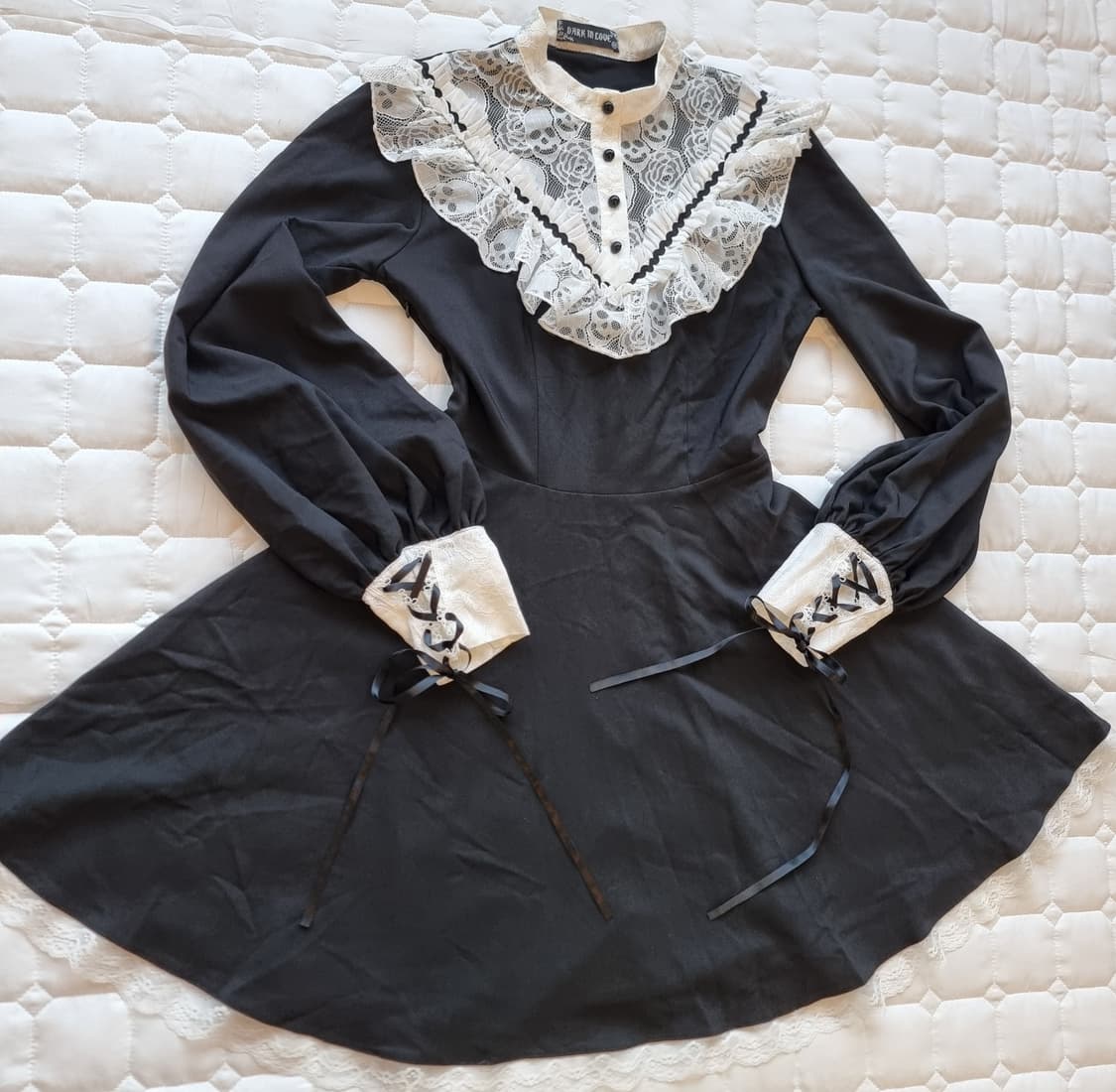 스컬 레이스 고스 원피스 상품이미지3