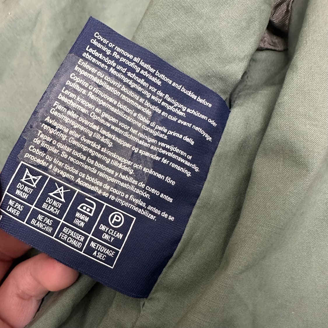 버버리 블루종 봄버 항공 야상 자켓 상품이미지9