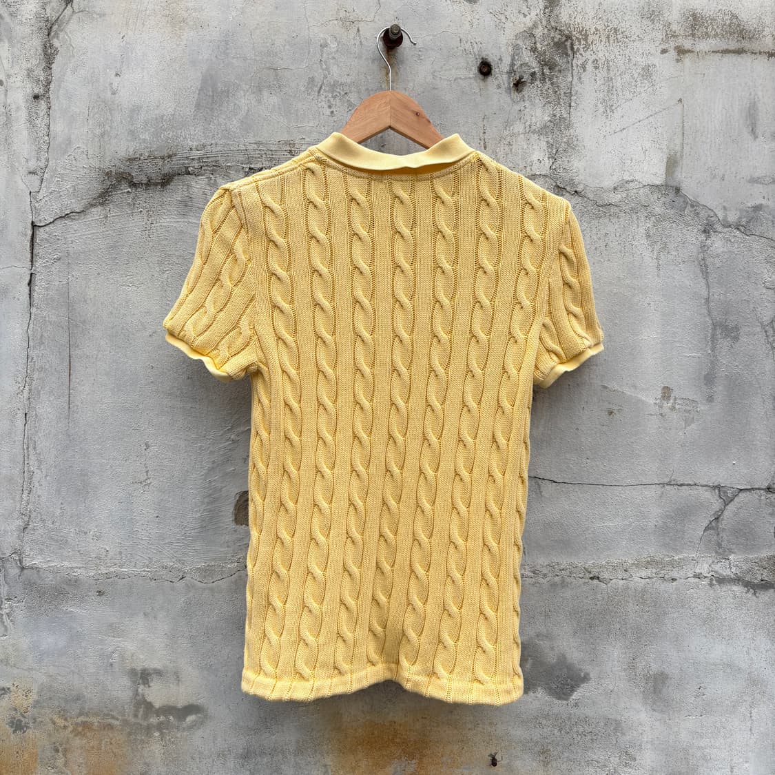 Polo 폴로 케이블 꽈배기 반팔 니트 상품이미지7