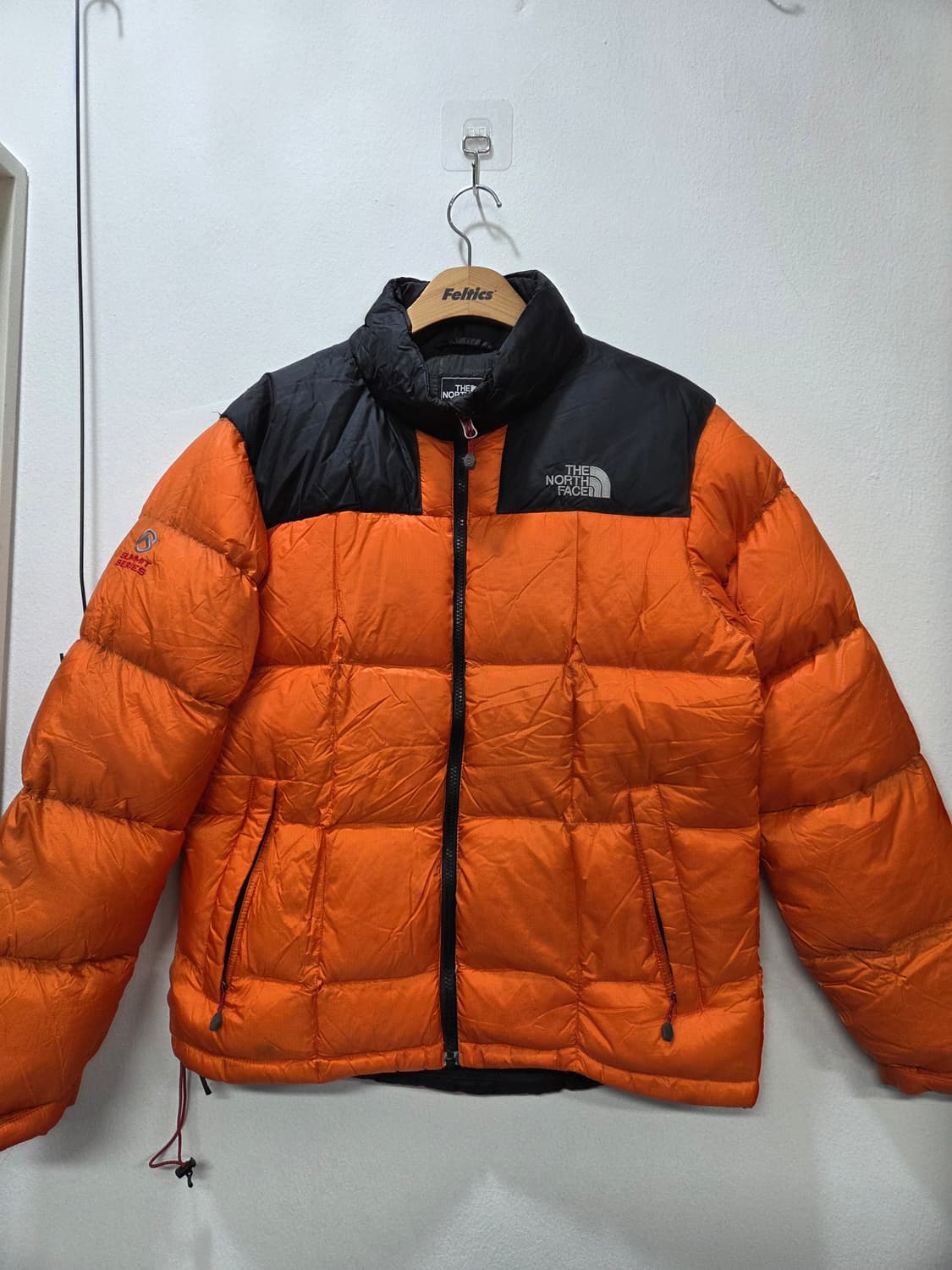 노스페이스 1222-4 써밋시리즈 오렌지 눕시 800구스패딩  점퍼 95 상품이미지1