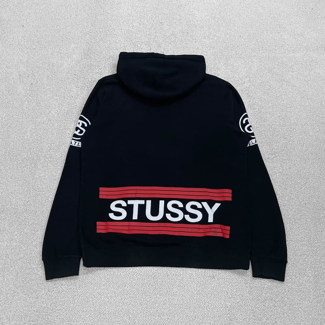 스투시 Stussy N4 1980 후드티 블랙 상품이미지2