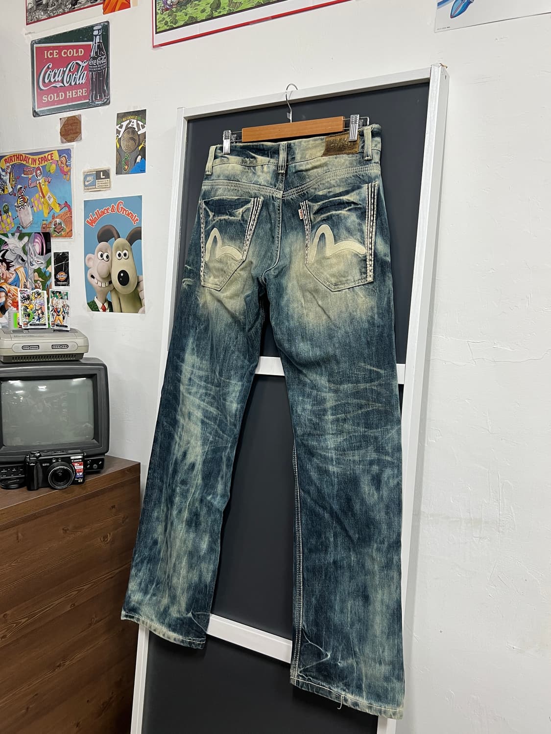 Evisu 에비수 타이다이 워싱 데님 팬츠 상품이미지1