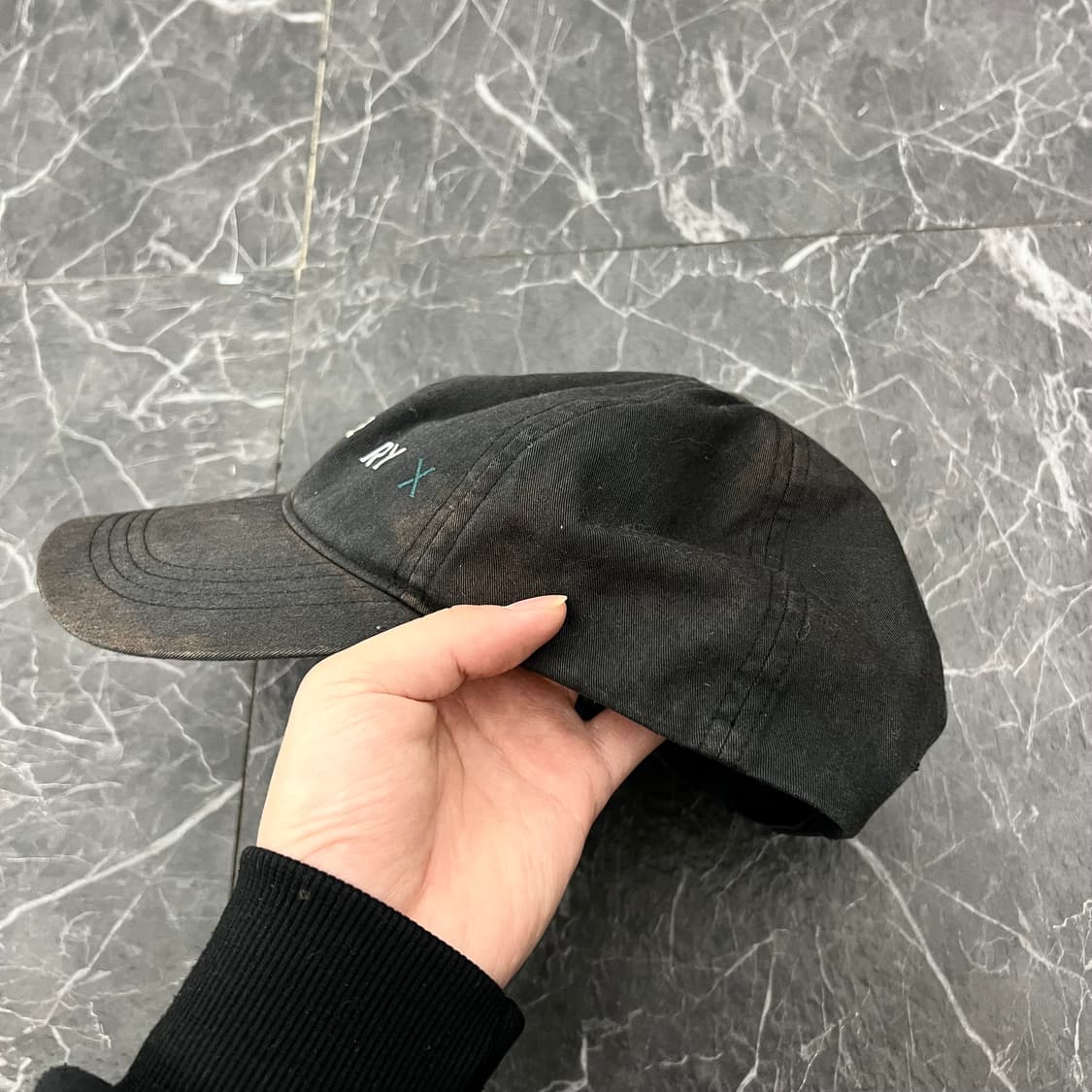 아크테릭스 로고 썬 페이딩 로고 볼캡 상품이미지3