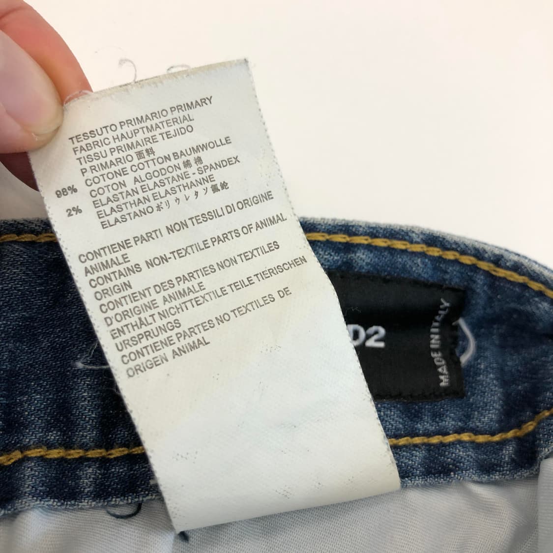 디스퀘어드2 페인팅 네온진 29 인치 상품이미지6