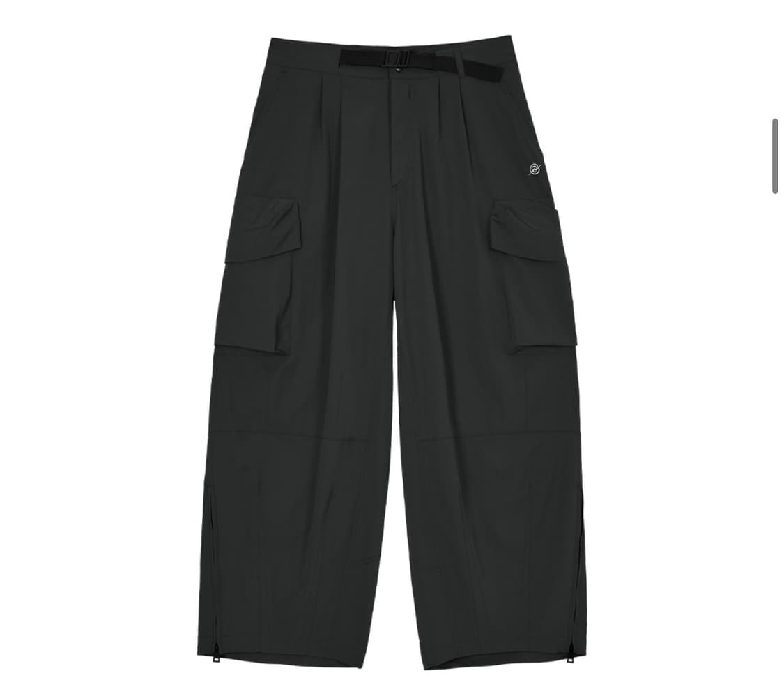 새상품) 칼라파타르 와이드 벌룬 앵클 집 벨티드 카고 팬츠 / 딥 그레이 상품이미지2