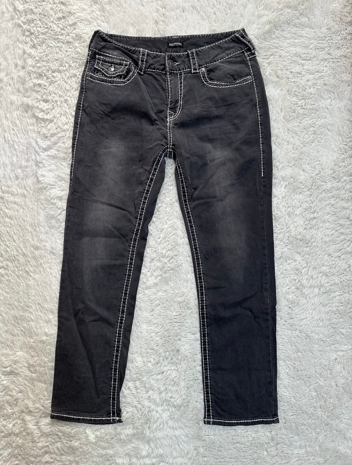 트루릴리전 스티치 데님 블랙 워싱 (32) 상품이미지1