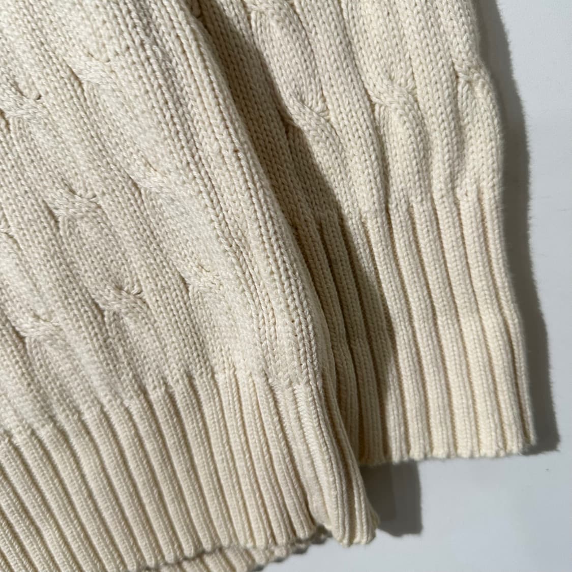 폴로 랄프로렌 케이블 V넥 니트 상품이미지5