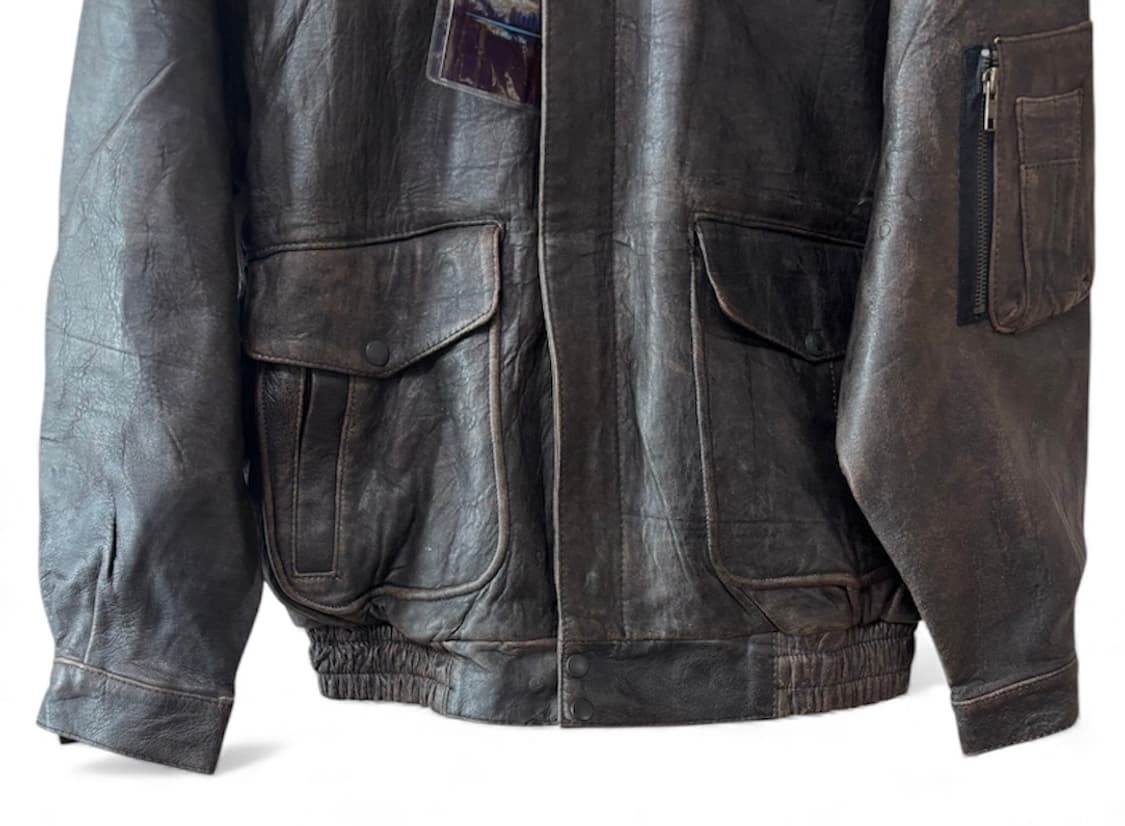 SUB URBAN 재퍄니즈 G-1  양가죽 봄버 자켓 M 상품이미지2