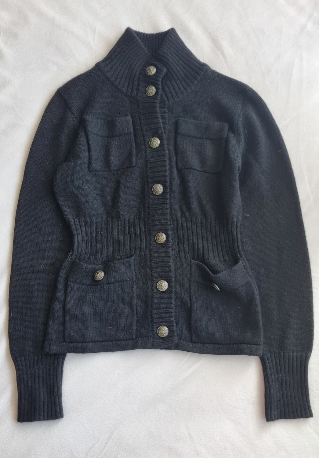 빈티지 갸루 블랙 니트 상품이미지1