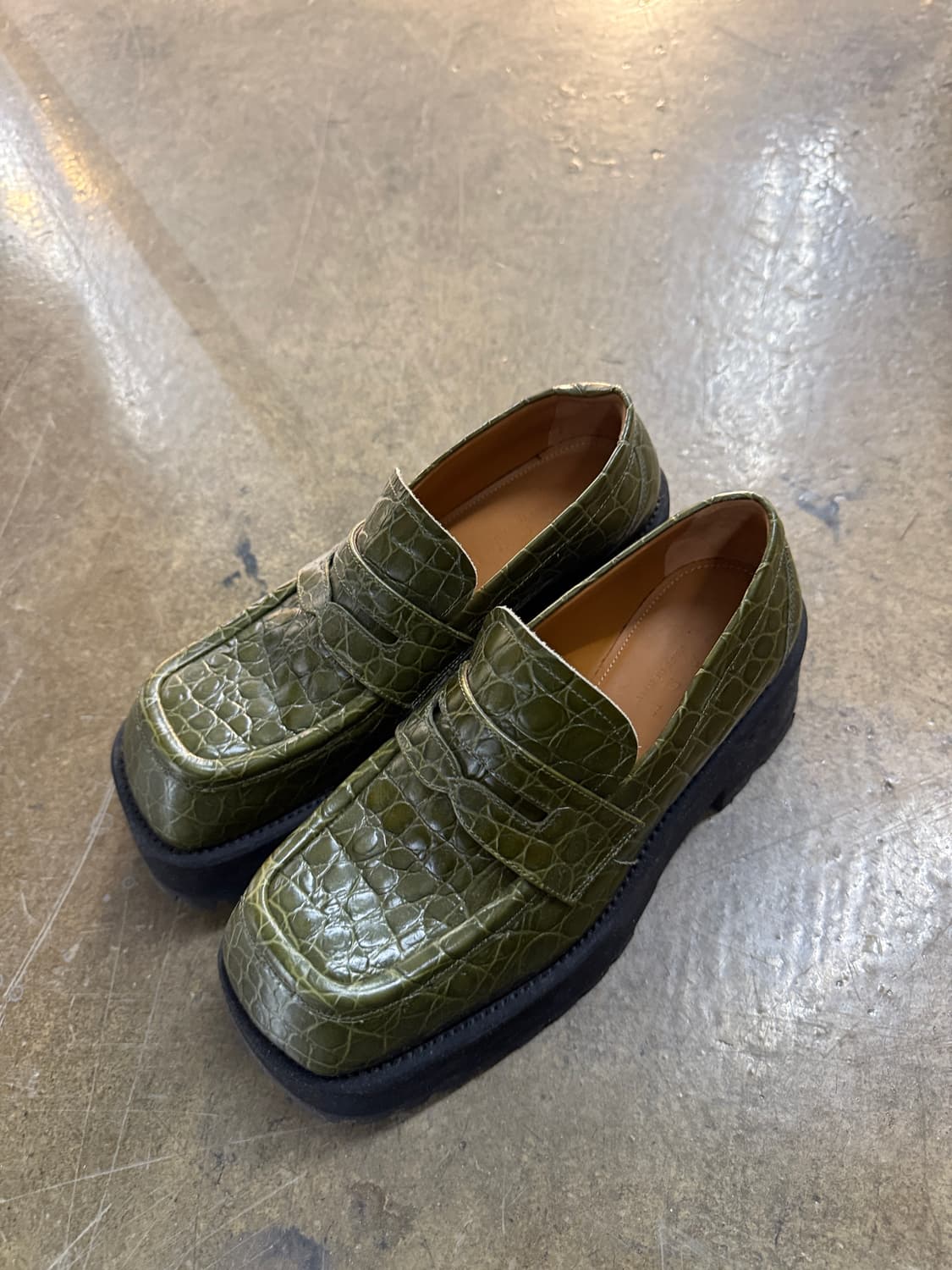 마르니 크로커다일 엠보스드 로퍼 36.5 상품이미지9