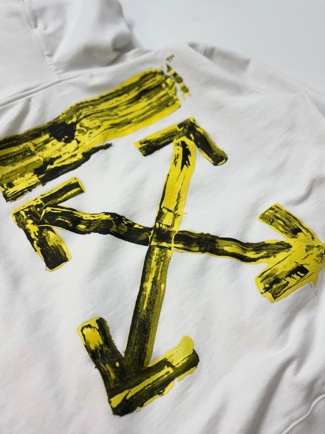 Off-white 오프화이트 아크릴 애로우 화이트 후드티 상품이미지6