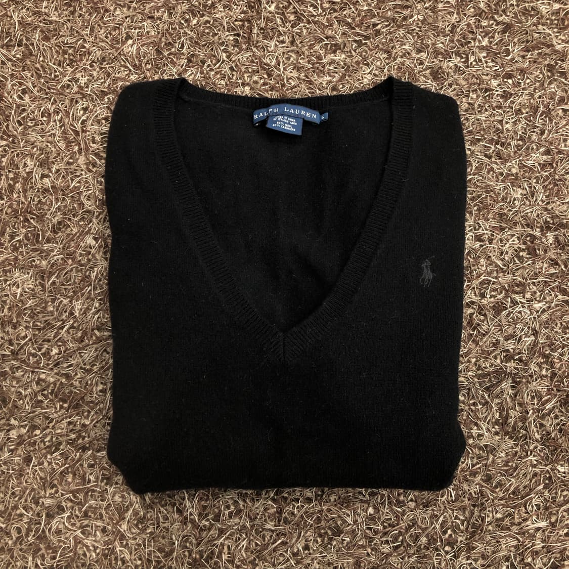폴로 랄프로렌 캐시미어 브이넥 니트 상품이미지1