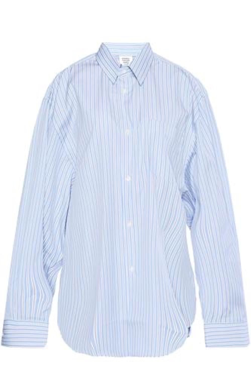 베트멍 꼼데가르송 오버핏 스트라이프 셔츠 블루 / S 상품이미지3