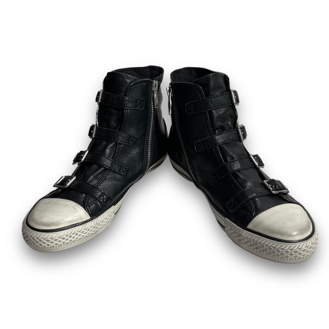 ASH Skull Rose Bondage High Top Shoes 상품이미지5