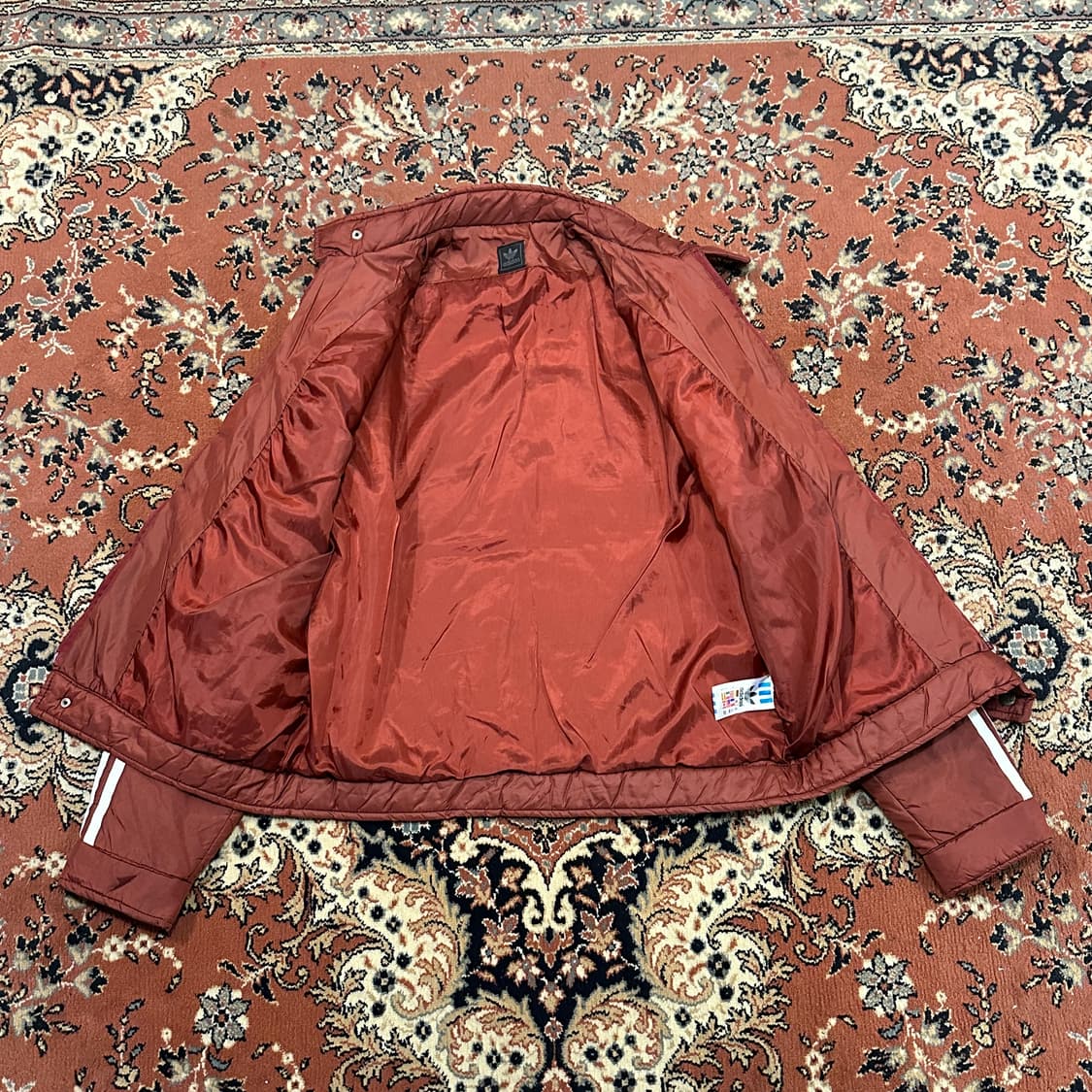 아디다스 올드스쿨 경량패딩 마룬 (M) 상품이미지7