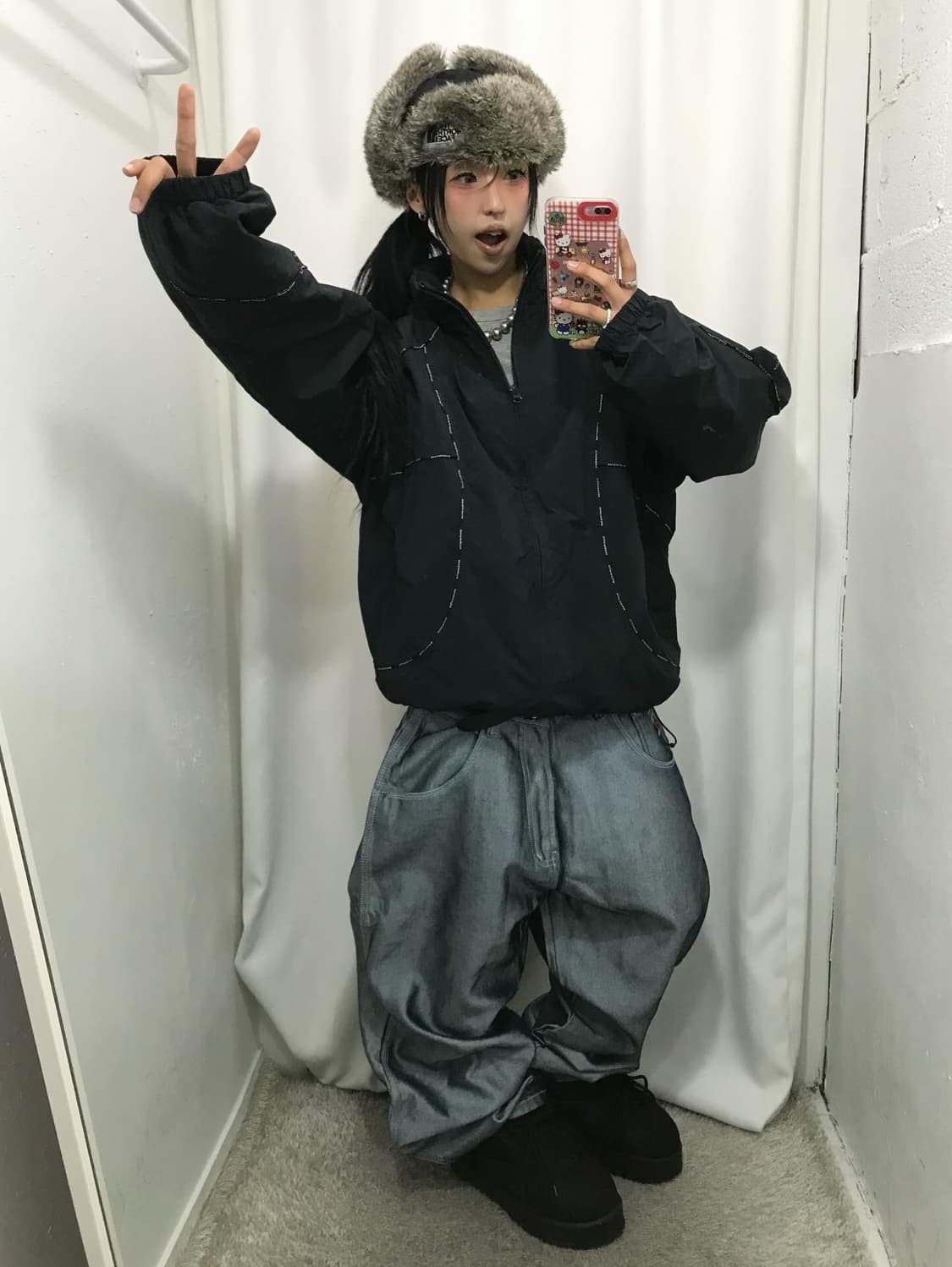 슈프림 로고 타이핑 후드 트랙 자켓 - 23Fw  상품이미지5