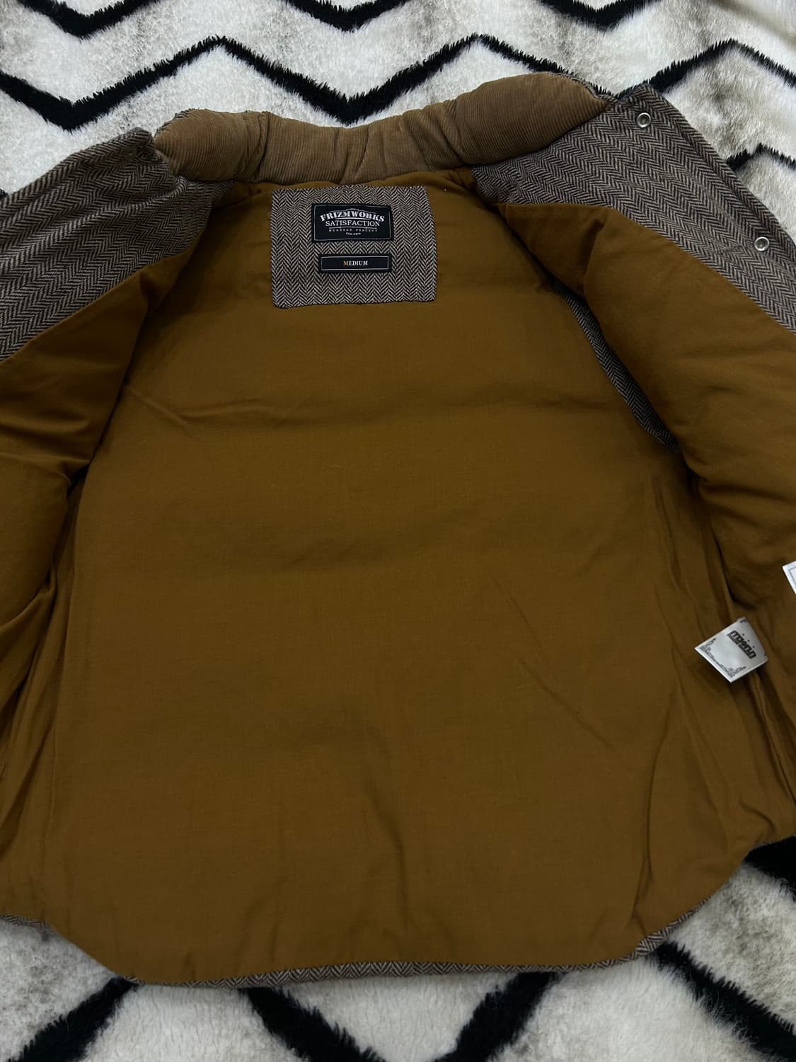 [M]프리즘웍스 패치워크 패딩 베스트 상품이미지4