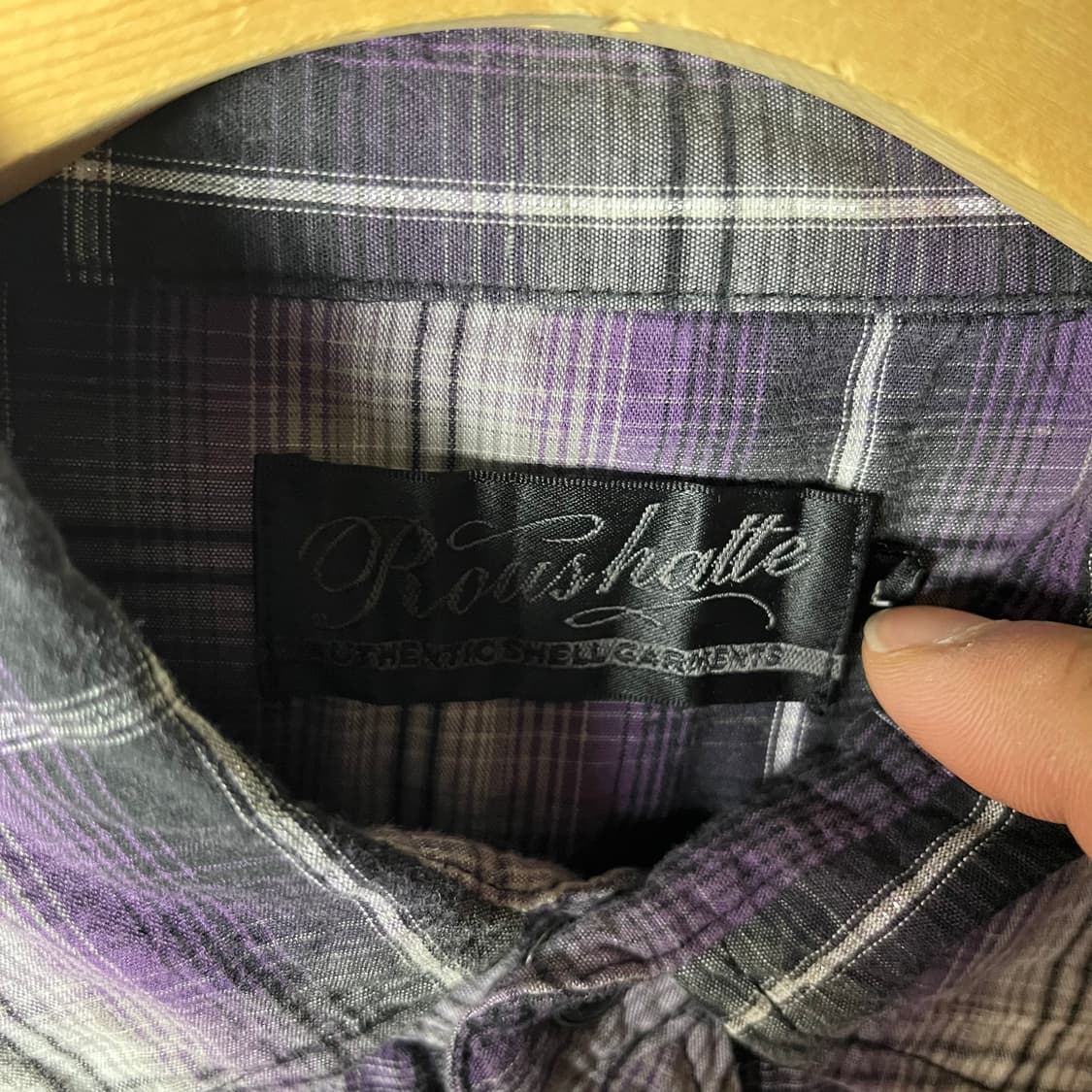 [Roushatte] 재팬 펑크무드 체크 웨스턴셔츠 상품이미지5