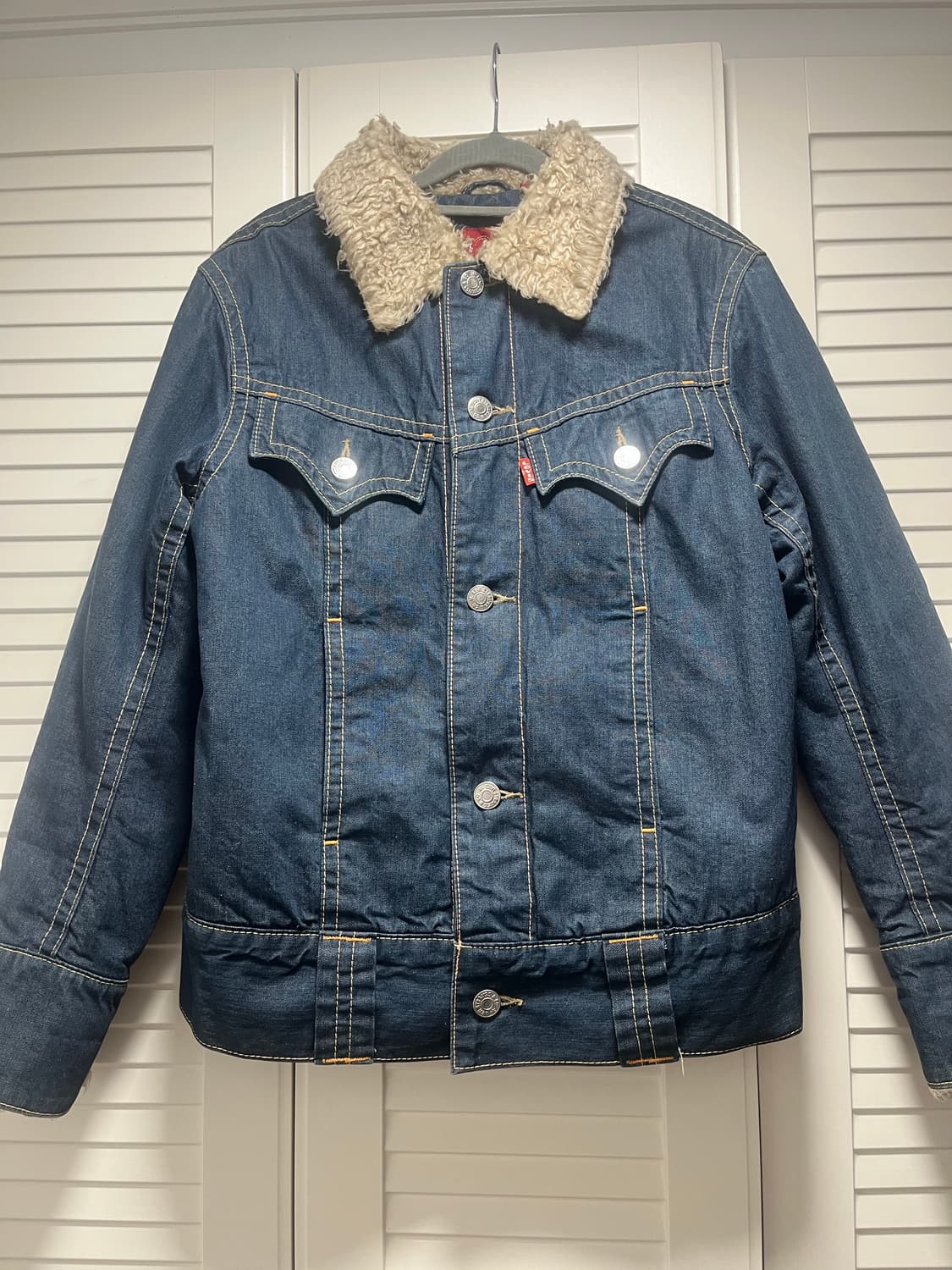 리바이스 타입1 쉐르파 데님 자켓 M size 상품이미지1