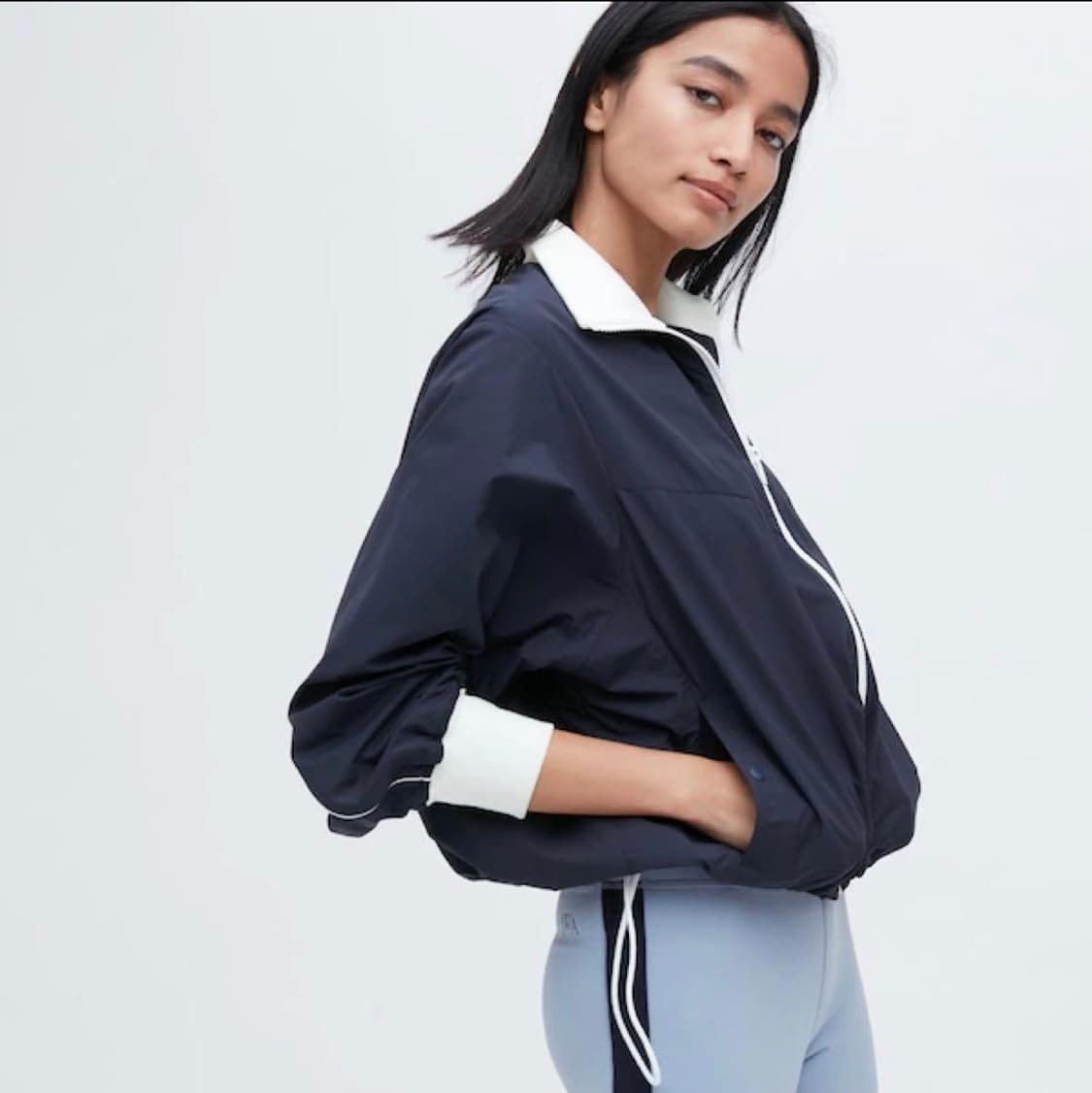 유니클로X JWA 립 블루종 자켓  상품이미지2