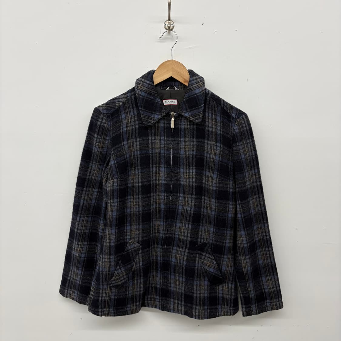 Max&Co. 체크 울 자켓 여/M 상품이미지1