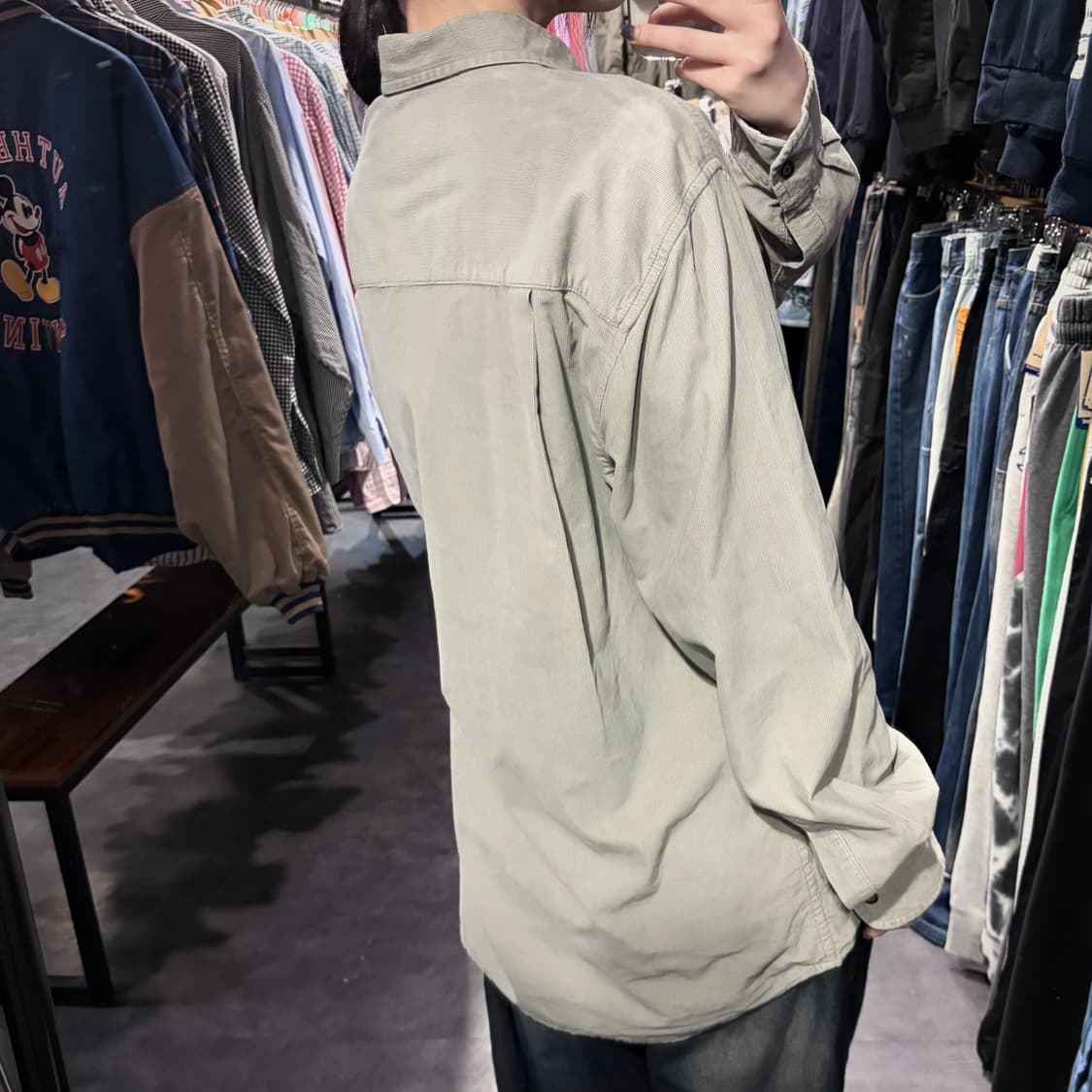 [IM] Carhartt 칼하트 코듀로이 셔츠 웜그레이 상품이미지6