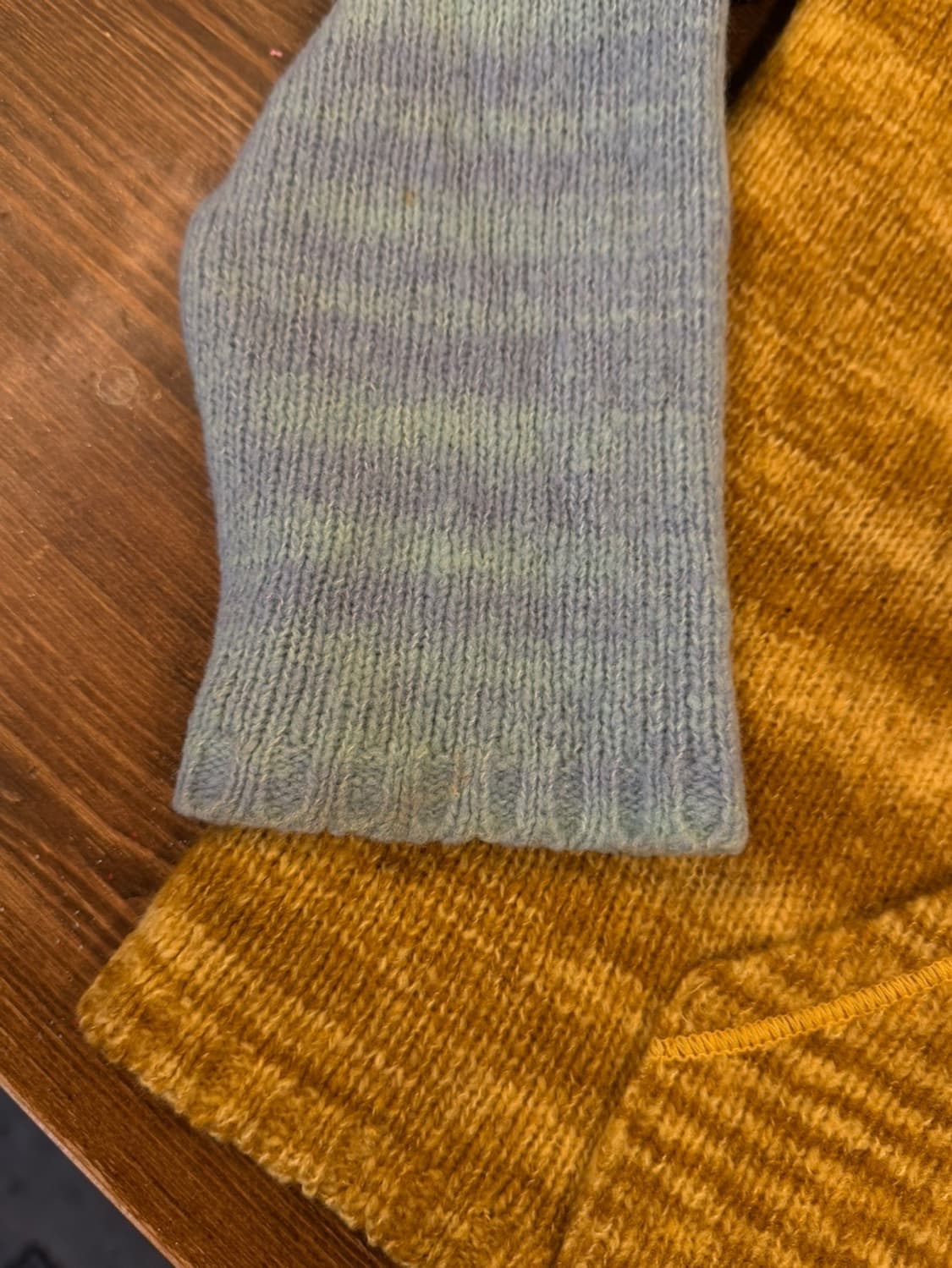 미쏘니 짚업 니트 가디건 66~77 상품이미지9