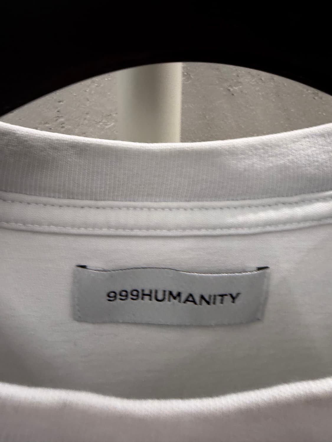 999HUMANITY 베이지 로고 긴팔 티셔츠 M 상품이미지3