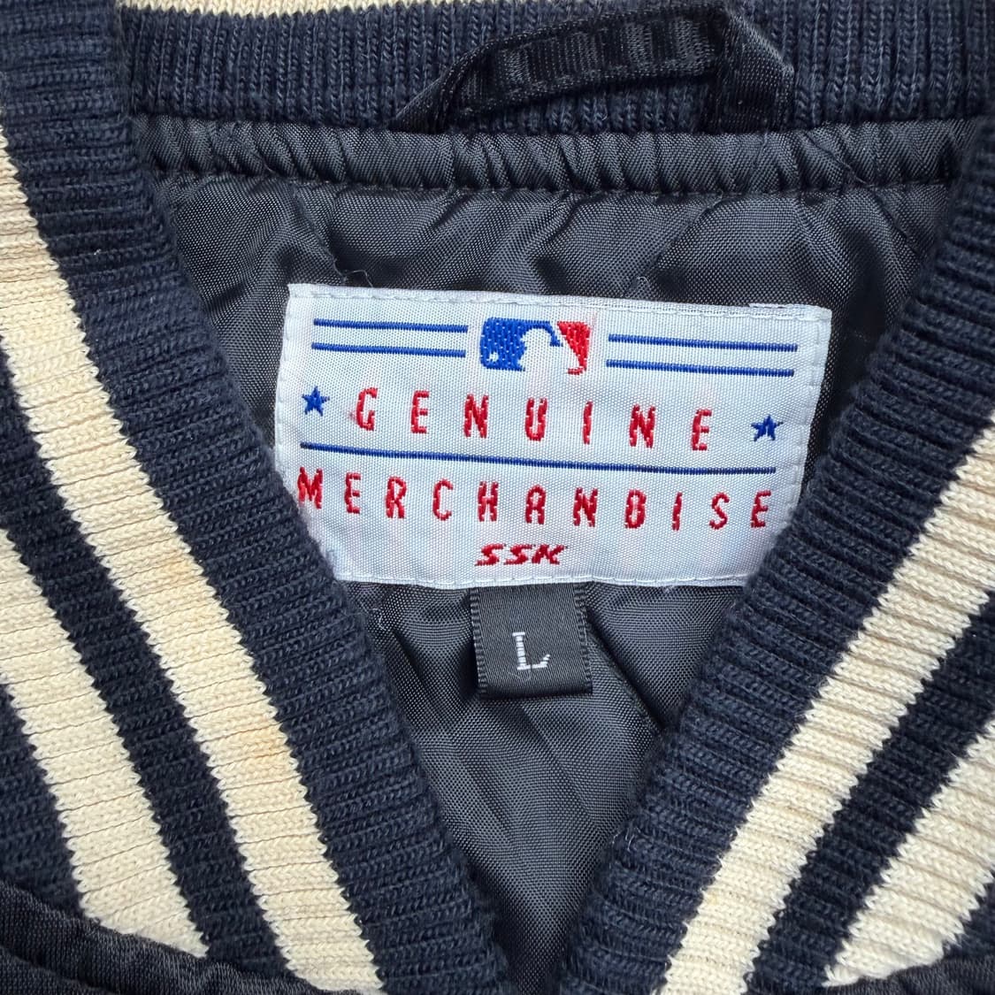 90s GM SSK MLB 화이트삭스 스타디움 바시티 자켓 L 상품이미지7