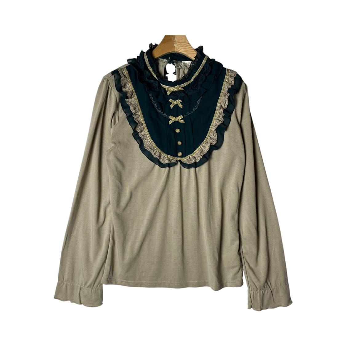 [AXES FEMME] 엑시즈팜 레이스 리본 롱슬리브 상품이미지1