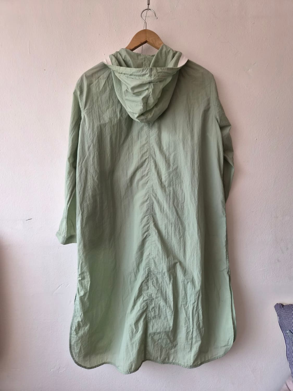 쇼핑몰 여성 홑겹후드롱점퍼 55사이즈 상품이미지3