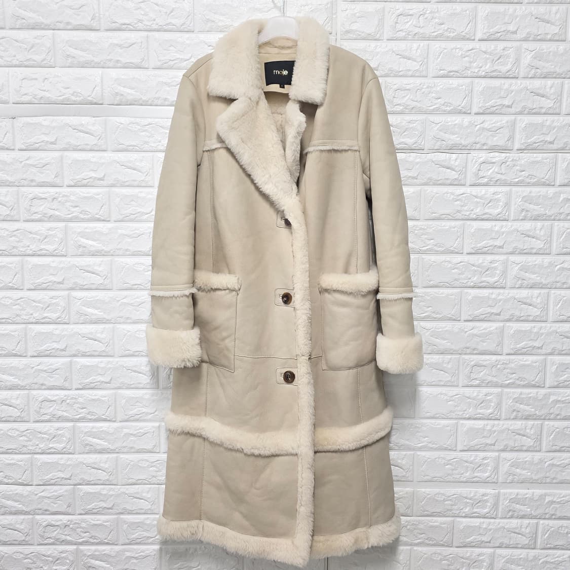 택포) 마쥬 램스킨 무스탕 코트 2사이즈 상품이미지1