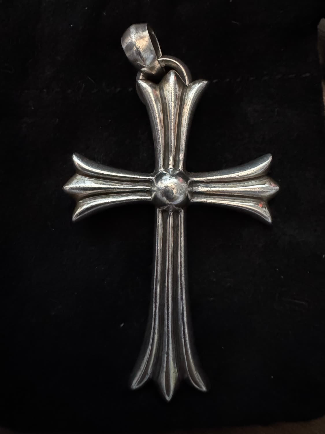 크롬하츠 라지크로스 펜던트 위드 베일 상품이미지2