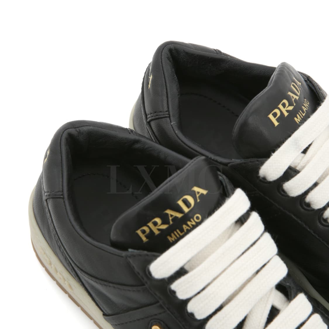 프라다 다운타운 스니커즈 블랙 삼각로고 슈즈 1E792M 상품이미지7