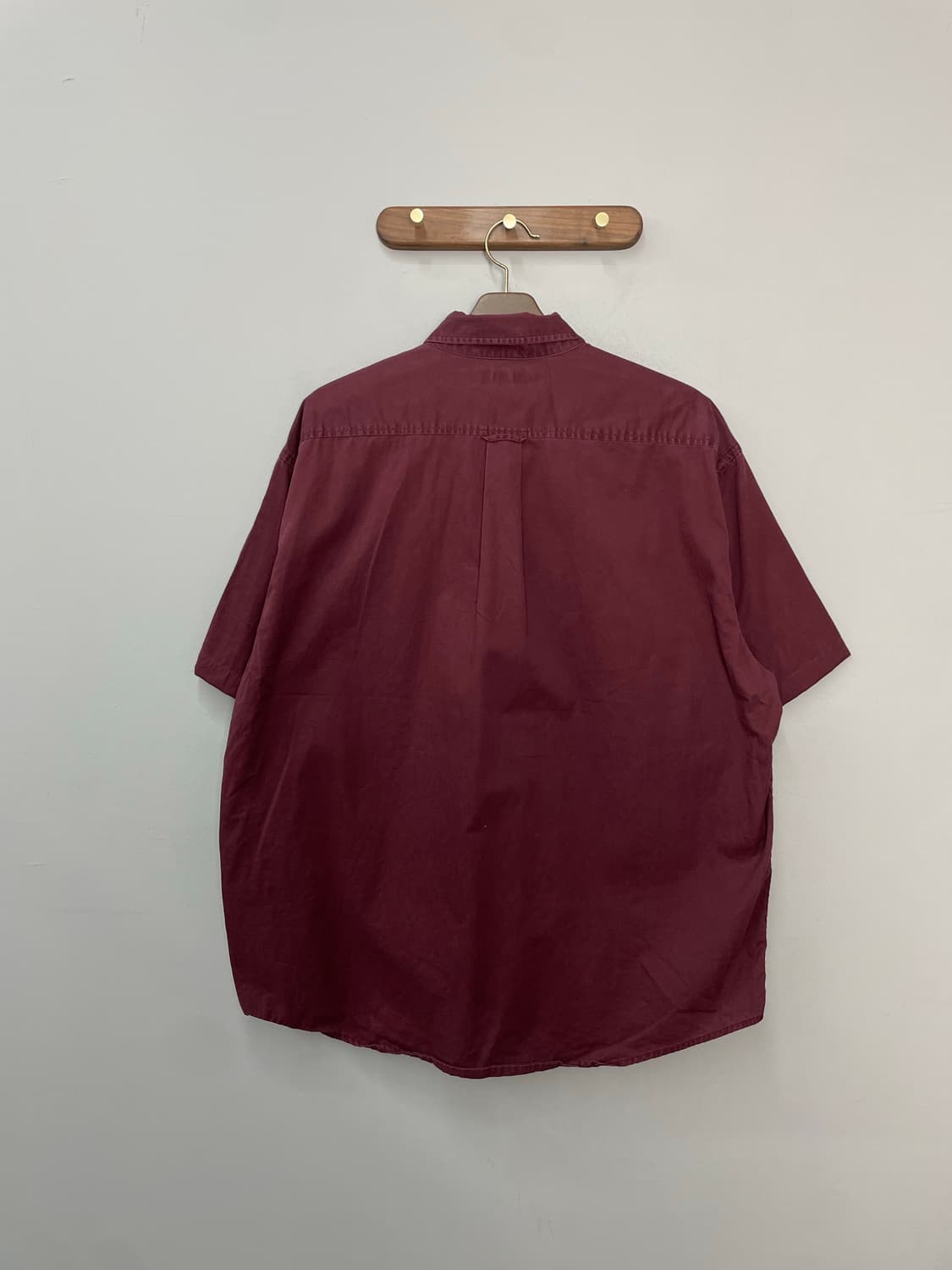 폴로 랄프로렌 버건디 반팔 셔츠 H2453 상품이미지4