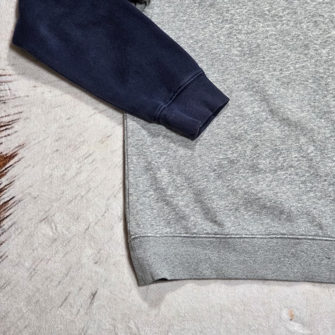 디키즈 네이비 그레이 배색 맨투맨 상품이미지6