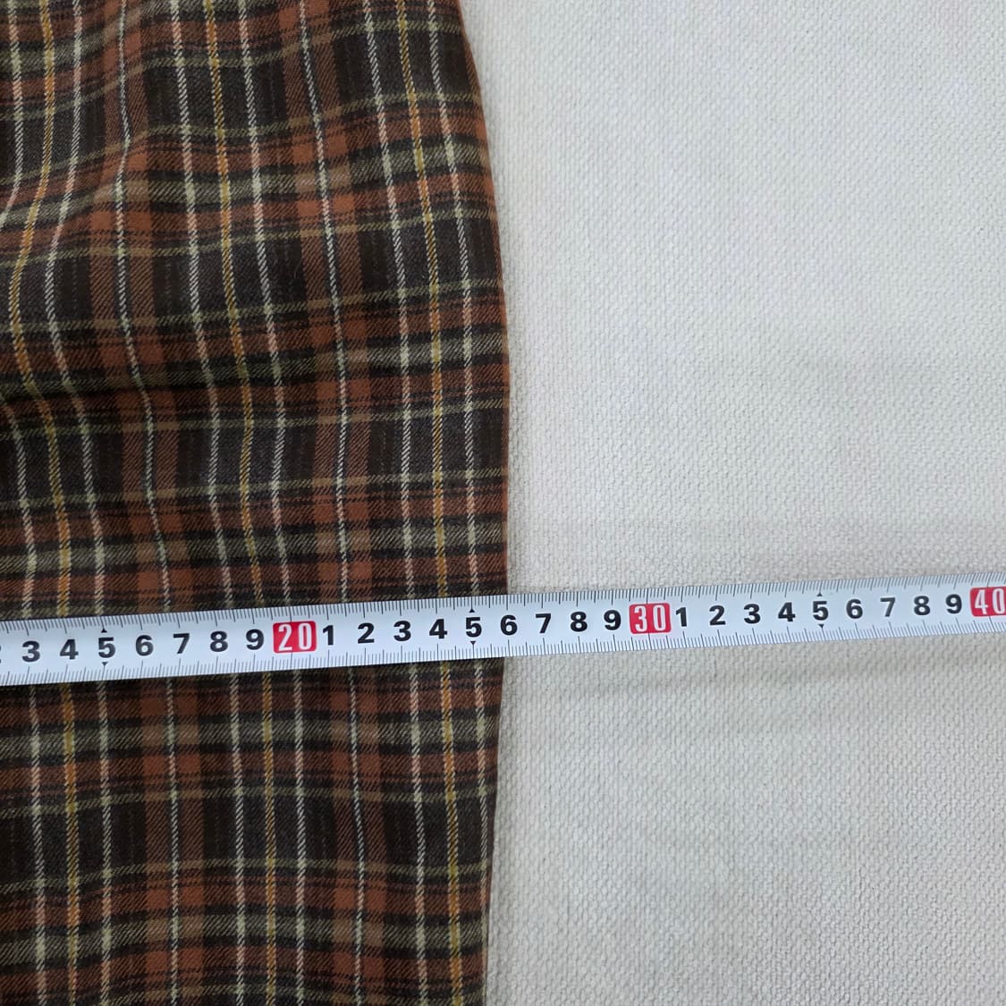 [82] 라코스테 여성 울 체크 슬랙스 바지 1230J 상품이미지7