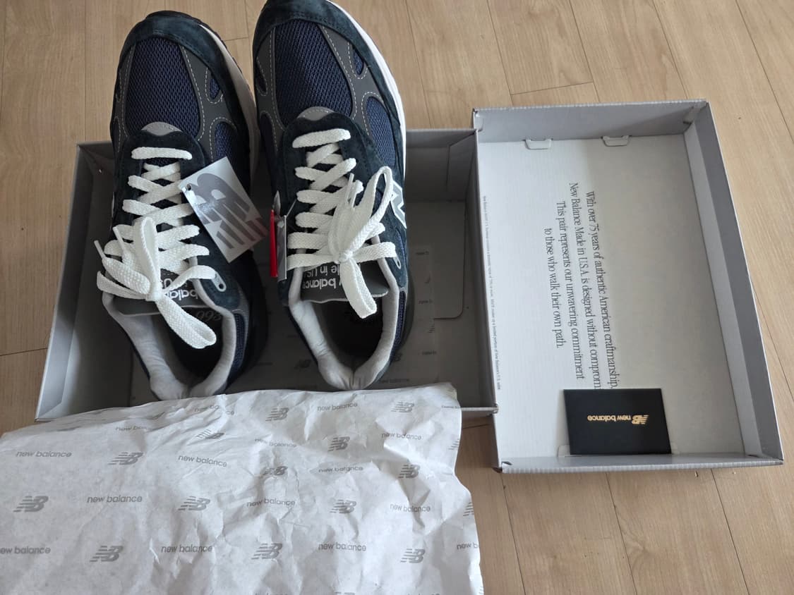 뉴발란스 993 네이비 280 새상품 상품이미지1