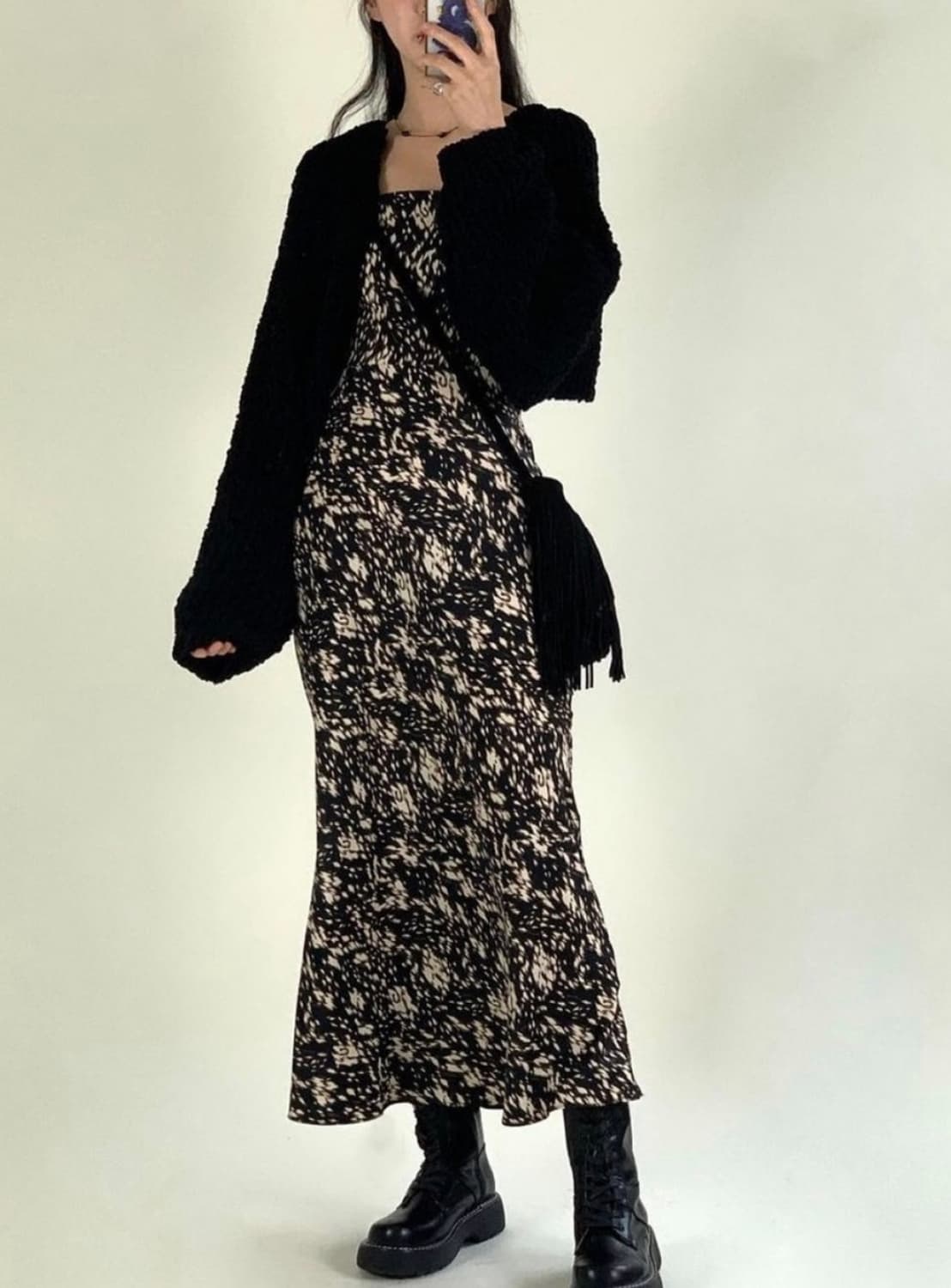 루루서울 baby leo dress black 베이비 레오 드레스 블랙 상품이미지1