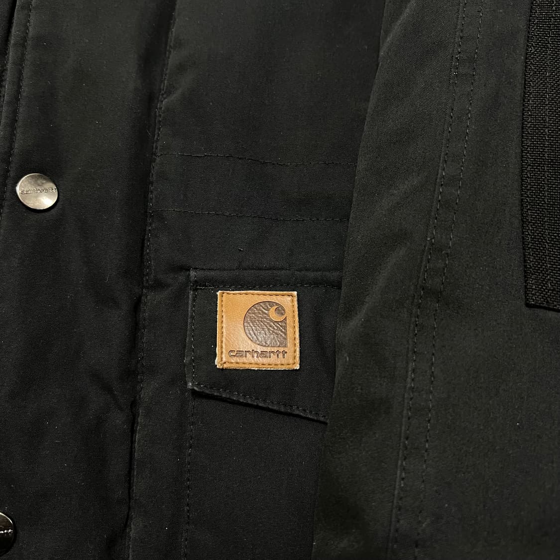 칼하트 트래퍼 와펜 퍼후드 야상 롱패딩 파카 [블랙] S/90 상품이미지4