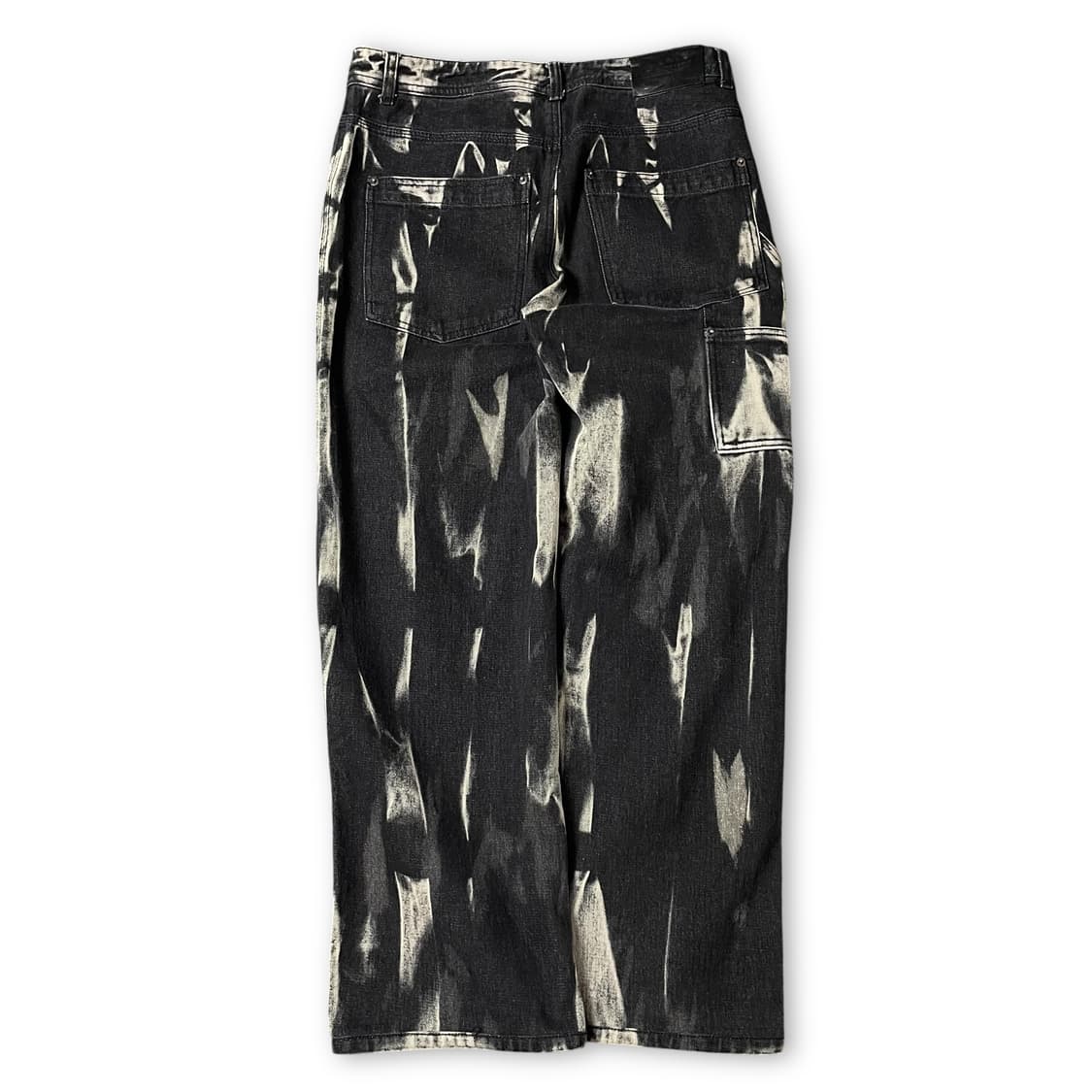 (32) 플레이버리즘 타이다이 카펜터 데님 팬츠 L 상품이미지2